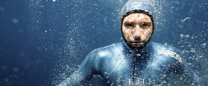 Taking a deep breath with freediving champion Guillaume Néry