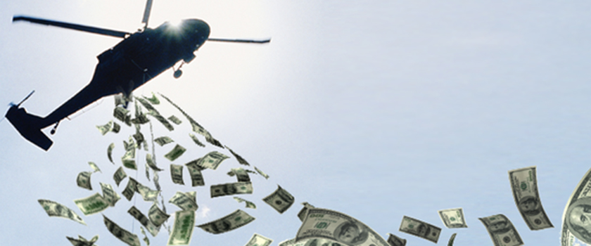 Is the Helicopter Money the Solution?