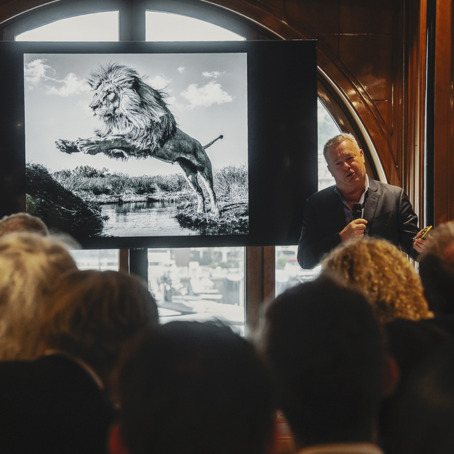 David Yarrow's photographs a roaring success at UBP Monaco vernissage Image